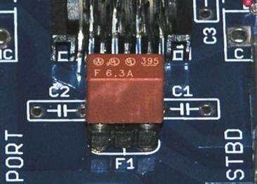 Switch Caps Figure 3.6-1: Completed Control Box Construction Steps: 1. Install the fuse into the fuse socket located in the center of the PCB.