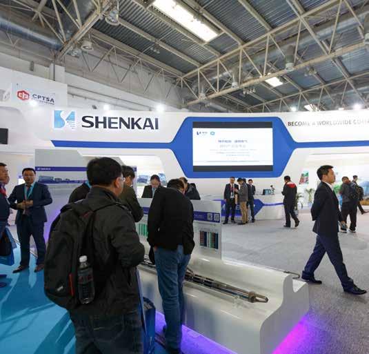 It comprehensively displayed Shenkai's research & development and manufacturing strength regard to the high-end petroleum equipment, learned the market demands by face-to-face communications with