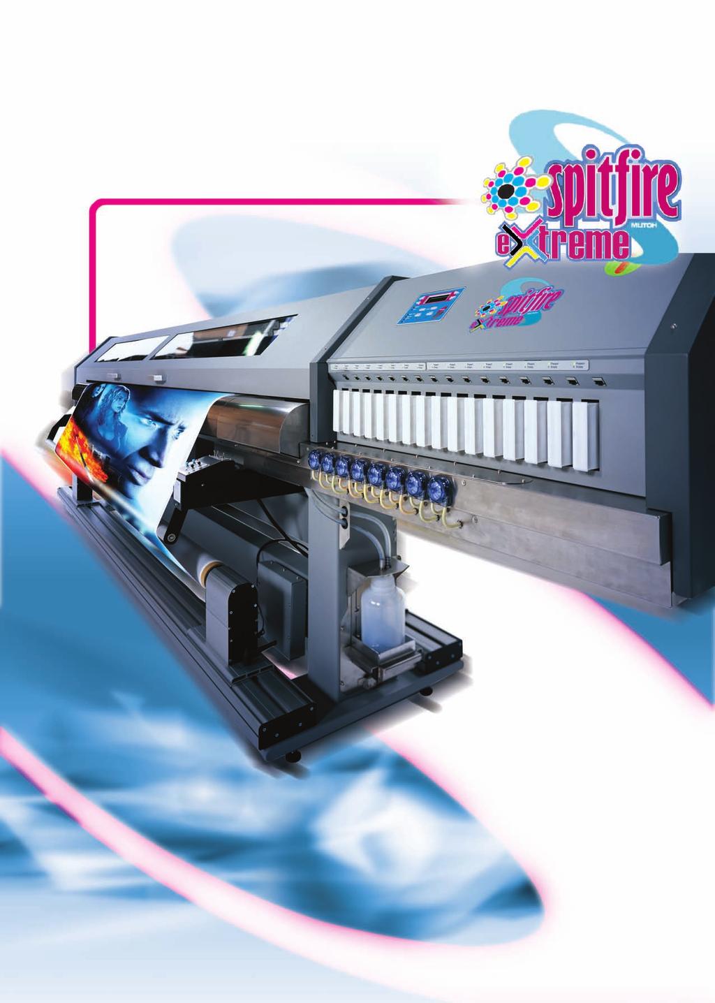 Spitfire 100 Extreme Mild Solvent Printer Extreme speed,