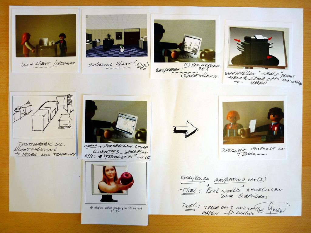 J.P. Thalen & M.C. van der Voort / User Centred Methods for Gathering VR Design Tool Requirements Three common themes emerged from the resulting storyboards. 1.