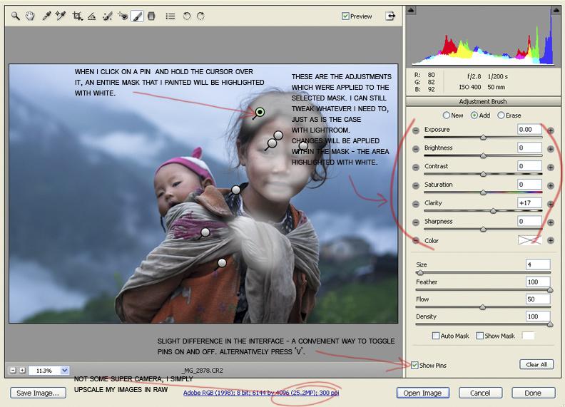 CHILDREN OF THE MOUNTAINS: TWEAKING THE ADJUSTMENTS IN CAMERA RAW, PHOTOSHOP CS4 As you can see from the