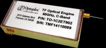 15, Optical engine of a std 500GHz MEMS tunable filter Figure 18, 50GHz (std.