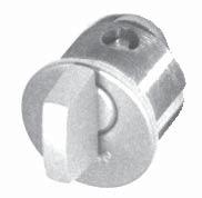 P716 Cylinder Guard Adams Rite MS 4043 Protects lock cylinder from removal by wrenches, prying or sawing to gain unauthorized entry.