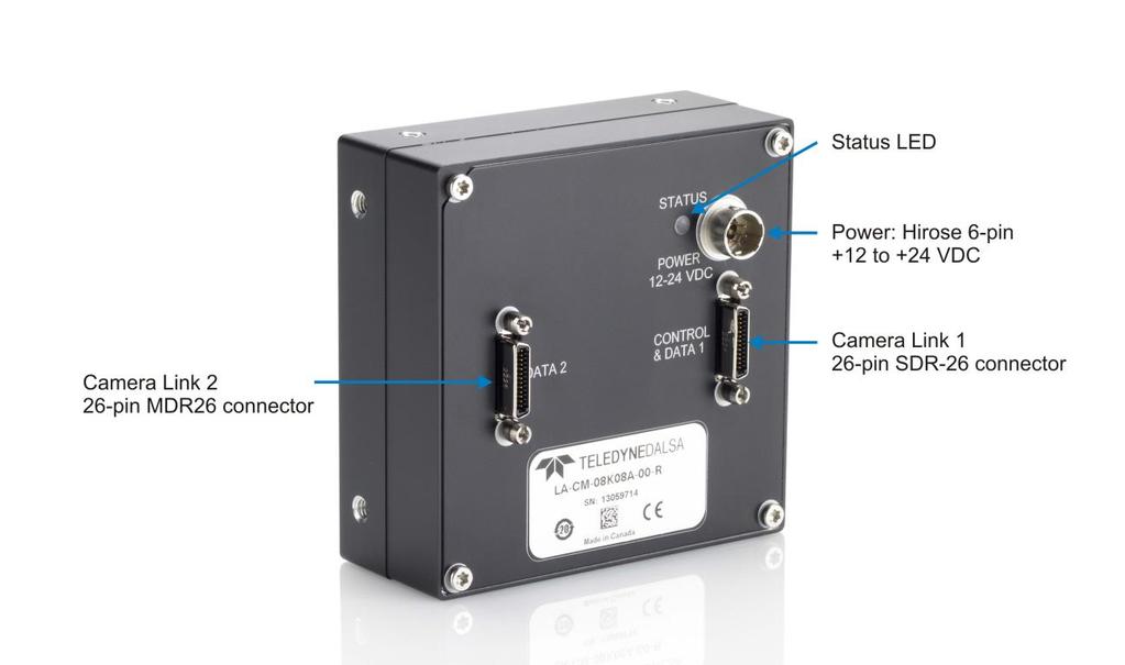 Step 2: Connect Data, Trigger, and Power Cables Note: the use of cables types and lengths other than those specified may result in increased emission or decreased immunity and performance of the