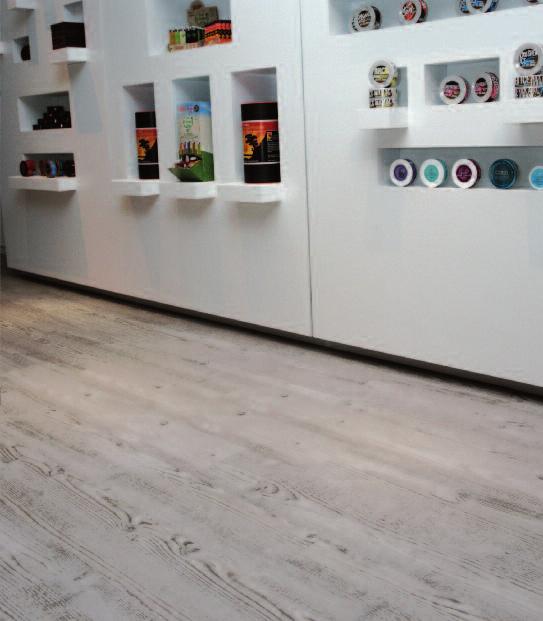 NG70 is suitable for use in places where there is a surface for vinyl and linoleum. We also supply 5 mm strips to put between the tiles for ship's floor fugue effect.