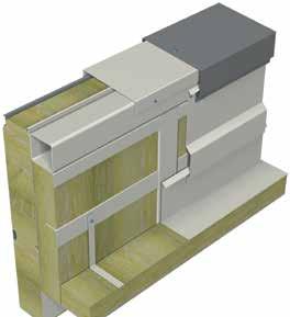 .. Parapets For horizontally oriented panel layout it is necessary to restrain the panel by fixing to the parapet rail at approx. m centres in order to maintain the seal to the rear of the panel.