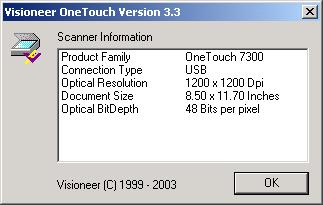 10 VISIONEER ONETOUCH 7300 USB SCANNER INSTALLATION GUIDE STEP 3: CHECK OUT YOUR SCANNER After installing the scanner and software, you will see a scanner icon on the Windows taskbar (at the bottom