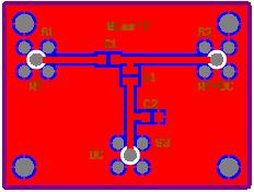 IX. Schematics and Layouts (Continued) Figure 15 Bias-T Evaluation PCB