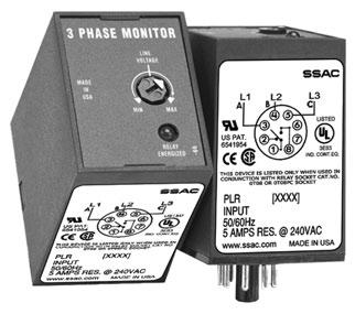 PLR Series The PLR Series provides a cost effective means of preventing 3-phase motor startup during adverse voltage conditions.