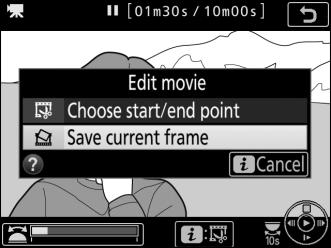 Saving Selected Frames To save a copy of a selected frame as a JPEG still: 1 Pause the movie on the desired frame.