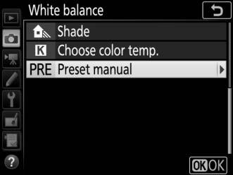 Managing Presets Copying White Balance from a Photograph Follow the steps