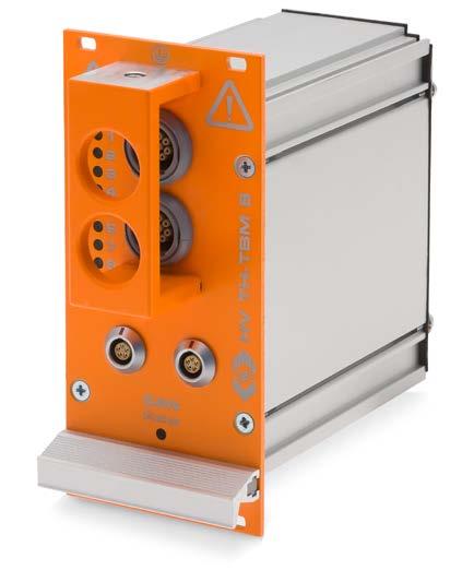 CSM measurement modules oer tested safety in accordance with EN 61010 Thanks to the safety concept, CSM systems can be used to set up high-voltage safe measurement chains from the sensor to the point