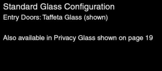Entry Doors: Taffeta Glass