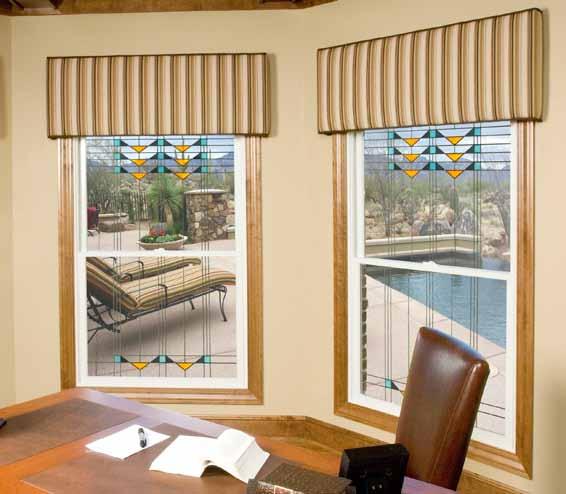 Double Hung (both sashes) shown in Coral Reef color palette Available in 300 Series only.