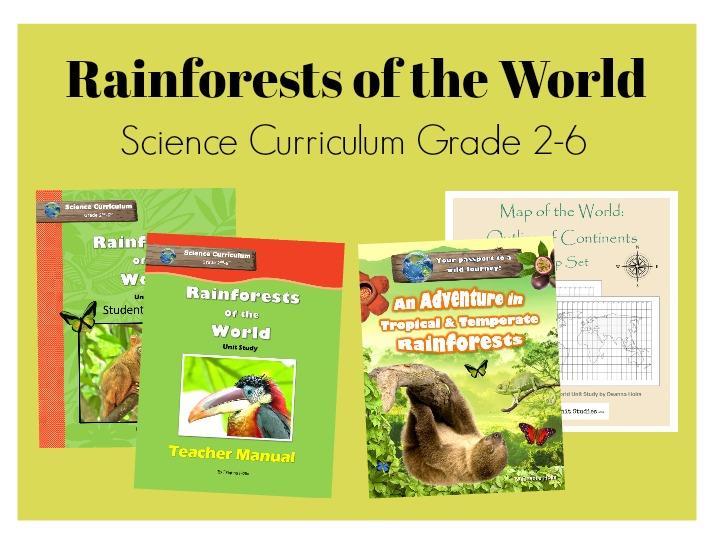 This Mini Unit Study about Hummingbirds is from my Rainforests of the World Science Curriculum Set.