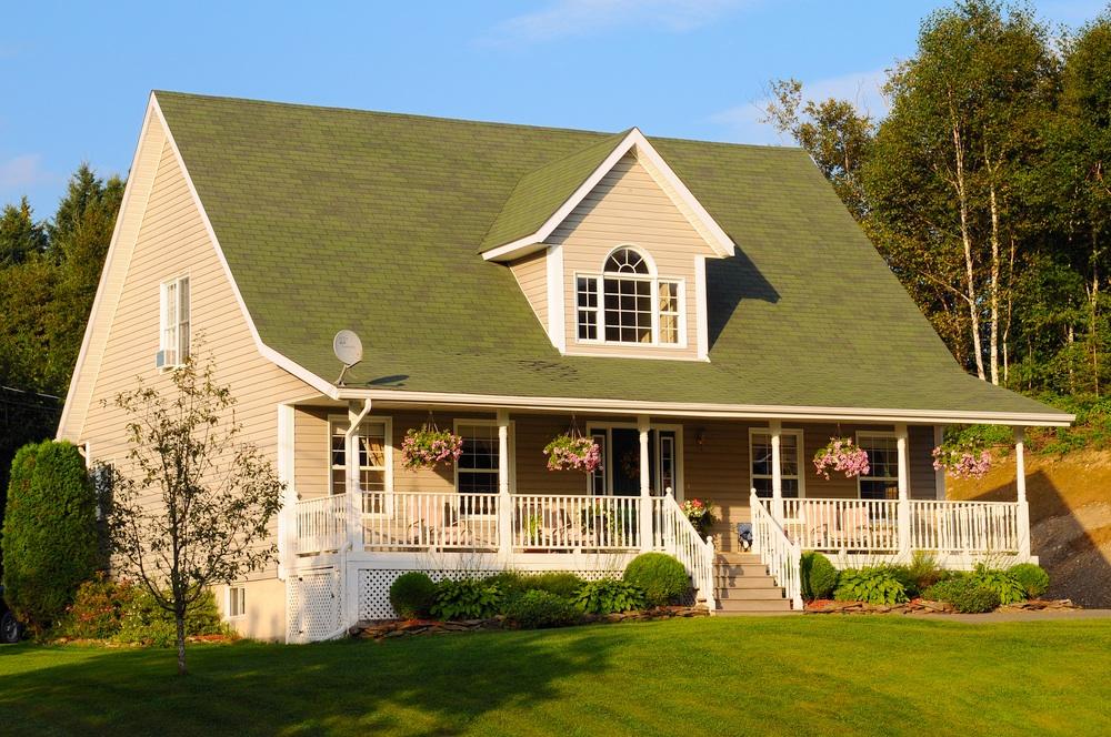 of a house. Gabled roofs are extremely common, and they come in an assortment of styles.