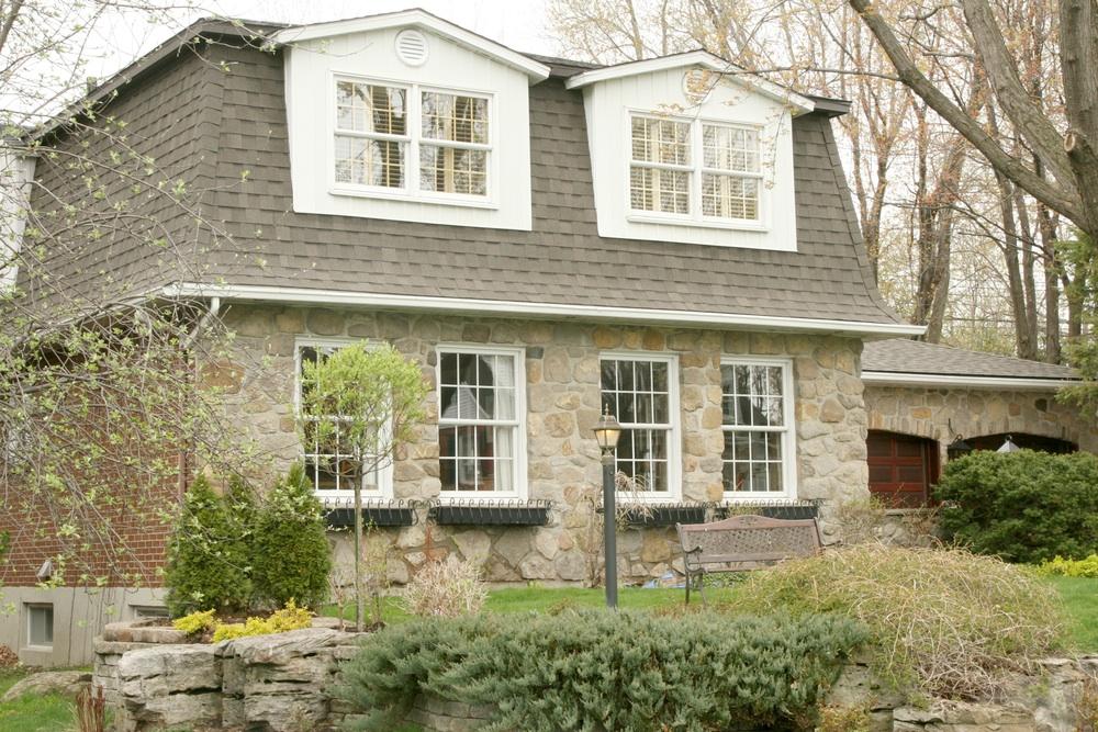 Gambrel Roof- This type of roof is very similar to the mansard roof.