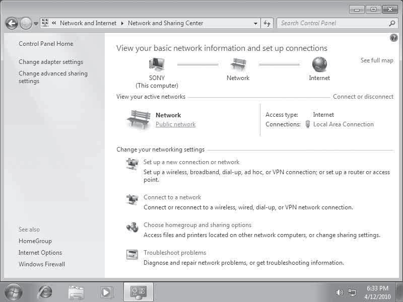 Ascultarea de conţinut audio pe un computer cu Windows 7 Windows 7 acceptă DLNA1.5. Windows 7 poate fi utilizat atât ca server, cât şi ca dispozitiv de control.