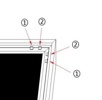 4) C Screen material edge (Fig. 2) Schematic cross section of the frame A B Tip for attaching the last corner (D): 1.