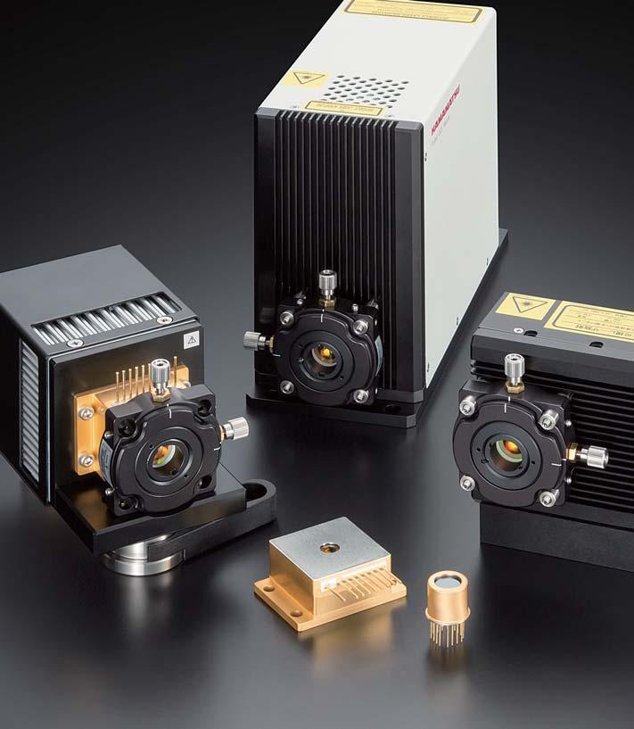 Quantum Cascade Laser Front: QCLs Back: Set-up examples with exclusive accessories Quantum Cascade Lasers are semiconductor lasers that offer peak emission in the mid-ir range (4 µm to 10 µm).