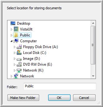 UNIQUE SCANNING FEATURES AND DESTINATIONS 65 TRANSFERRING SCANNED DOCUMENTS TO STORAGE With the Transfer to Storage scanning process, you can scan documents and save them in a folder in one step.