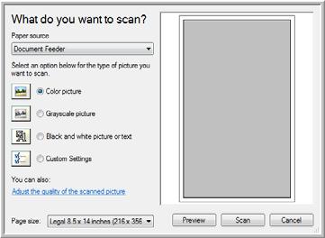 88 VISIONEER PATRIOT 780 SCANNER USER S GUIDE FINE TUNING YOUR SCANS You can select new settings before you scan an item to fine tune exactly how you want to scan a particular