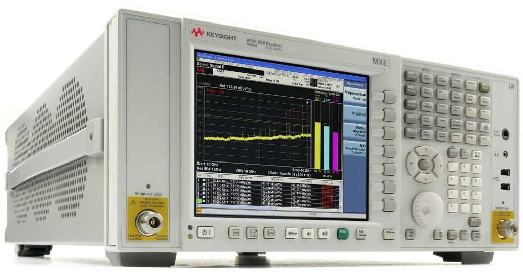 Keysight N9038A MXE EMI Receiver 3 Hz up to 44 GHz frequency range Compliant with CISPR 16-1-1:2010 and