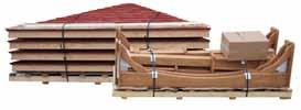 (standard on all pavilions) Weatherwood Metal Roofing (optional