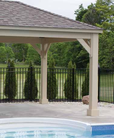 COMBO CEDAR Hampton This wood pavilion is reminiscent of the architecture found in Long Island s
