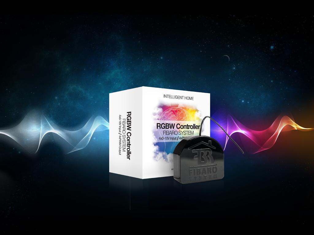 Unearthly potential Fibaro is a one of a kind, advanced wireless 4-colour LED strip controller.