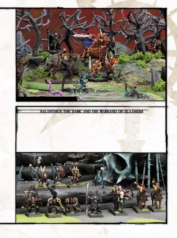 The Warbands of Anthony Reynolds and Graham McNeill attack. I decided that my Chaos Champion was going to worship Slaanesh.