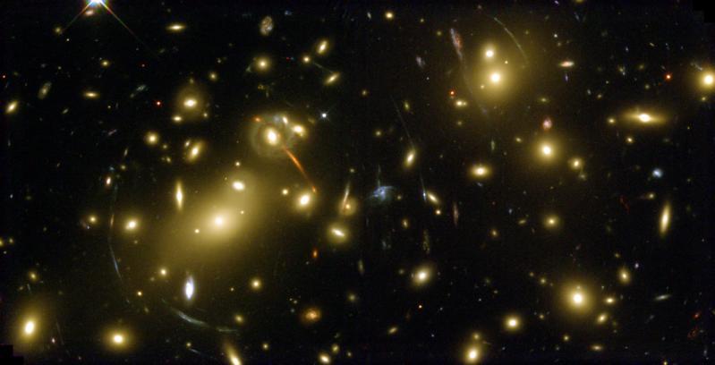 The galaxy cluster Abell 2218.