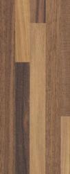These more expressive and natural wood grains, used as worktops, are ideal in
