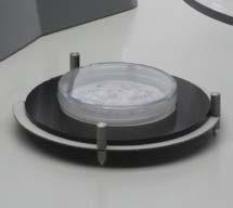 Adapter for Petri dishes with Ø 140-150 mm Wolffhügel-disk, Spiral-Plater-disk and contrast disk