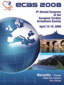 CU RITMOLOGI DESPRE RITMOLOGI AL 4-LEA CONGRES ANUAL - EUROPEAN ARRHYTHMIA SOCIETY - ECAS 2008 În perioada 13-15 aprilie 2008, la Palatul Congresului din Marsilia, a fost organizat al 4-lea Congres