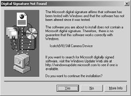 Sugestie: În sistemul de operare Windows 98SE, dacă este necesară redarea unei înregistrări video, instalaţi mai întâi VideoImpression.
