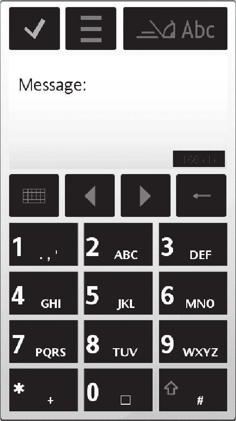 Pentru a insera un spaţiu Trageţi o linie scurtă spre dreapta. Utilizarea tastaturilor Puteţi atinge un câmp de introducere a textului pentru a activa tastatura pe ecran.