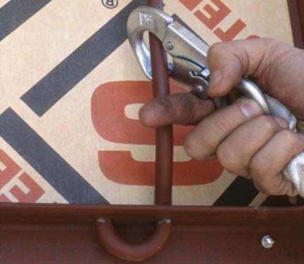 Quick-Hook Handle Quick-Hook Handle The Steel-Ply panel is also available with a patented Quick-Hook Handle design.