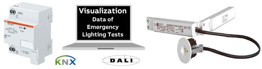 Emergency Lighting Summary Comprehensive and powerful solution to integrate emergency and conventional lighting in one DALI/KNX