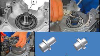 Spacer for crankshaft re-fitting (not in assortment from MZ) Machining: CNC turning, Laser