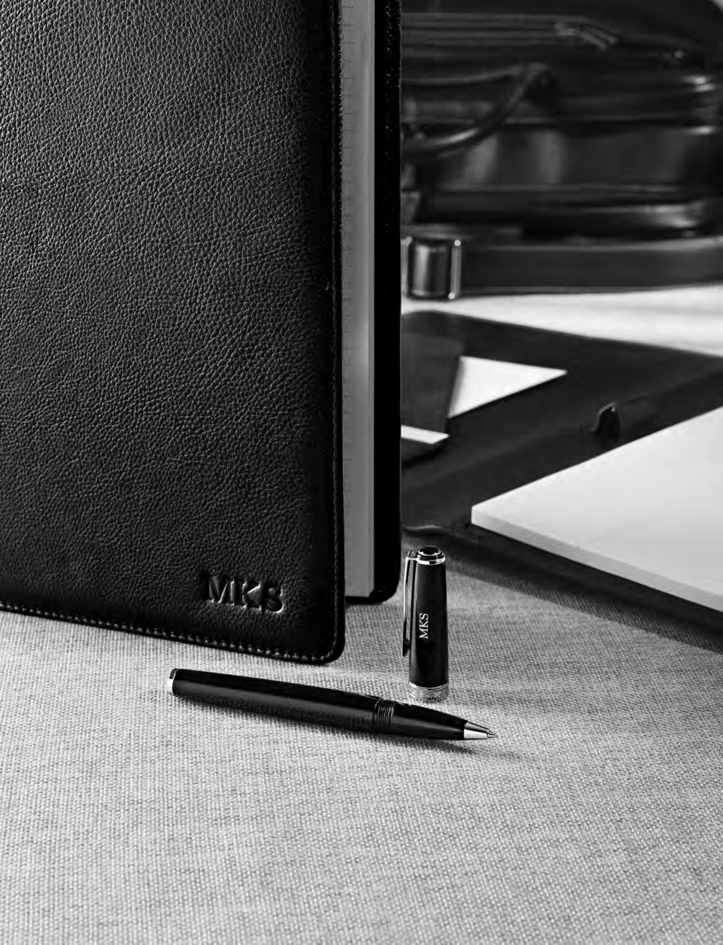 Executive Decisions The Executive Ensemble includes a complimentary monogram on both the portfolio and pen ENJOY 20 % OFF your purchase of $100 or more* Use Promotion Code CAM2016 Valid Through