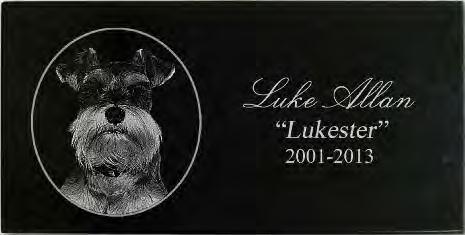 PHOTO ENGRAVED  ENGRAVING AVAILABLE *Top Only Stock