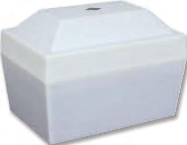 625 D Add a beautiful full-color #6 porcelain tile to personalize the urn (see page 22) Grey