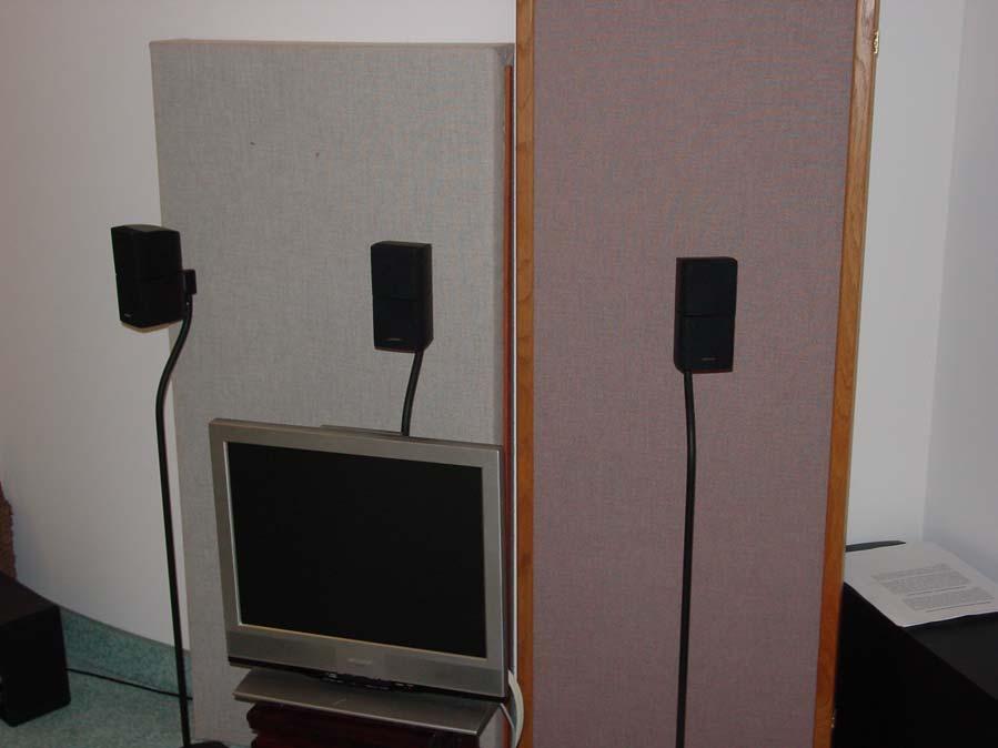 Figure12. Inexpensive Small Speakers Act as Point Sources and Function Well as Ambiopoles. Figure 13 shows the Soundlab Prostat.