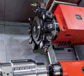 Processing options: The MT11 with VDI5 and block - tools can carry out optimised machining processes of short cylinder tubes with a surface quality of RA.2 by means of roller burnishing tools.