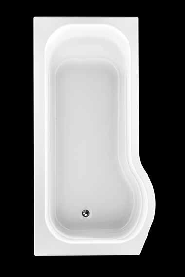 00 Inc Vat Serena 1550 x 900mm Left hand model shown Right hand model also available Overall height including bath screen - 1950mm 349.00 Inc Vat 539.
