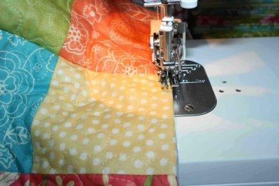 sew together using a 1/4" seam allowance.