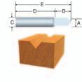 lso recommended for edge forming with a router guide. Solid arbide V-Groove and Scoring it xcellent for door-front grooving and scoring panel design in wood.