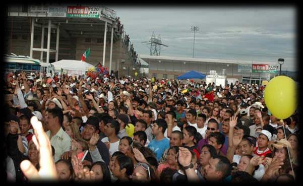 Family oriented festivals like Cinco de Mayo, 16 of September, concerts, outdoor fairs