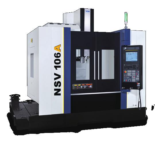 NSV 106A High Efficiency Vertical Machining Center Automotive / Motorcycle / Aerospace / Electronics Display Feature F2,500 mm/min grooving machining F5,000 mm/min raping cutting Optimized servo